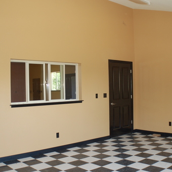 Classic Black and White Checker Garage Floor - Bogy409 from Stockton, CA