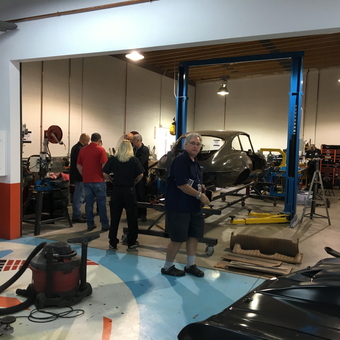 Classic Car Restoration Garage with Lift and Tools - CAT BILER from HENDERSON, NV