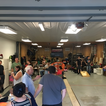 Spacious Garage Party With Games and Wall Decor - Kmitch from Joliet, Illinois
