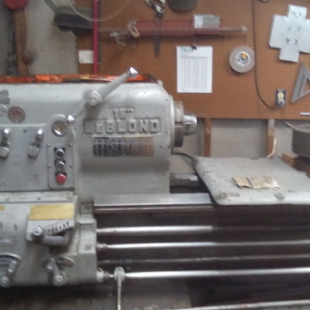 Metal Lathe and Workshop Tools on Pegboard - Lane Manufacturing from Los Lunas, New Mexico