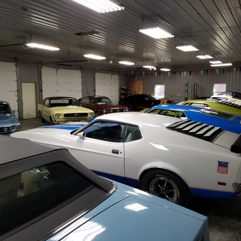 Classic Car Collection in Spacious Garage - Bruno's from Lowellville, Ohio