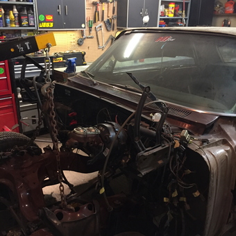 Organized garage with car restoration tools and cabinets - Suge from Winnipeg, Manitoba