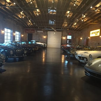 Classic Car Collection in Brick Garage with Neon Signs - Chip from Oklahoma City, Ok