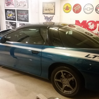 Classic Camaro Z28 in Decorated Garage - Bobby2 from McDonald, Pa