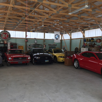 Classic and Modern Cars in Spacious Garage - TNT from Canal Fulton, Ohio