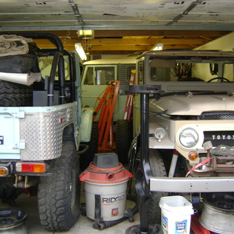 Classic Toyota 4x4 Garage With Tools and Accessories - Ingrid Gustavson from Commerce City, CO