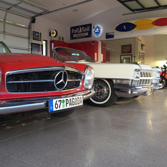 Classic Cars and Motorcycle in Stylish Garage - Steve from Scottsdale, AZ