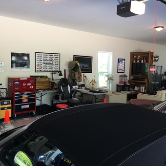 Organized Garage with Tool Chest and Car Memorabilia - Dave from Gurley, AL