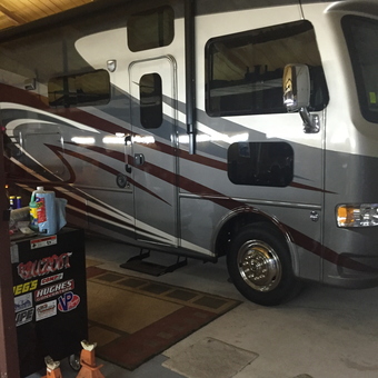 RV Storage with Tool Chest and Jack Stands - Wilson jones from Hutto, Tx