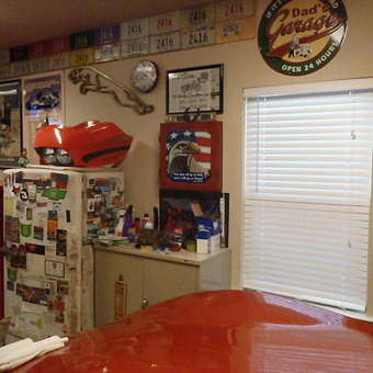 Classic Garage Decor with Tool Chest and Wall Signs - sobmstr from Georgetown, TX