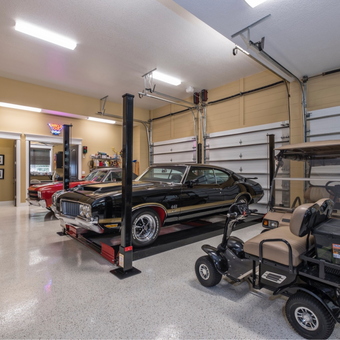 Classic Car Garage with Lift and Storage - Tom's Toy Box from Polk City, Florida
