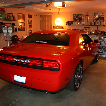 Classic Car Garage with Retro Gas Pumps and Neon Signs - Chris from Russiaville, IN
