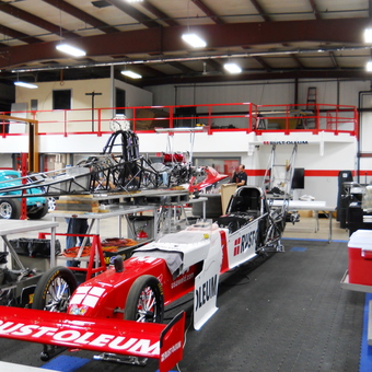 Professional Garage With Dragster, Tools, and Storage - Z