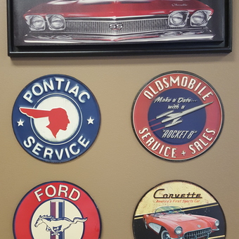 Classic Car Wall Signs and Art Display - FastJAG from Pineville, LA