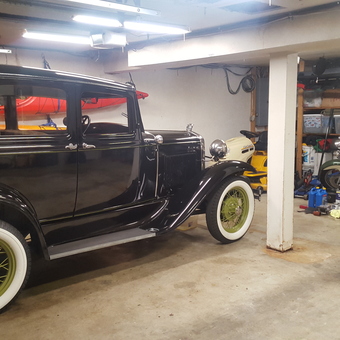 Classic Car, Motorcycles, and Organized Shelving - Jarrod Williams from Cincinnati, OH