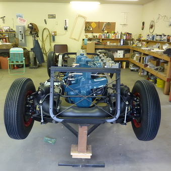 Classic Car Frame Restoration in Organized Garage - Worm from Vancouver, WA