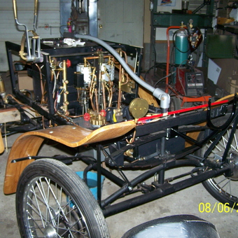 Vintage Car Build With Wood Fenders and Brass Parts - Mike DeFelice from Port Ewen, NY