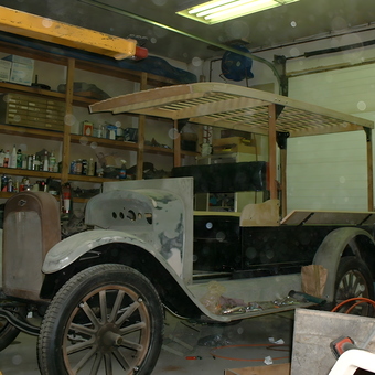 Classic Car Restoration in Organized Garage - Mike DeFelice from Port Ewen, NY