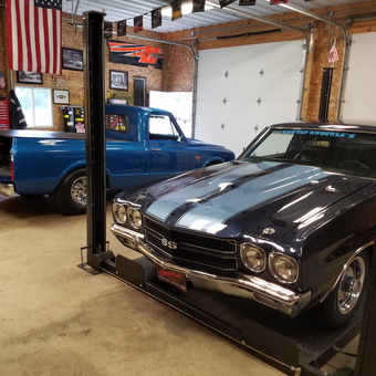 Classic Car Garage with Lift and Tool Storage - Crago from Huntington, Indiana