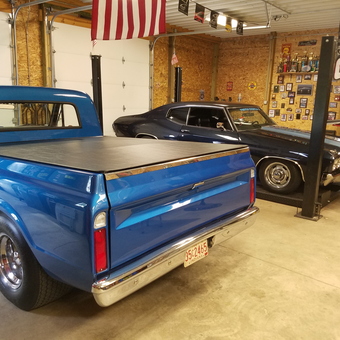 Classic Car Garage with Lift and Decor - Crago from Huntington, Indiana