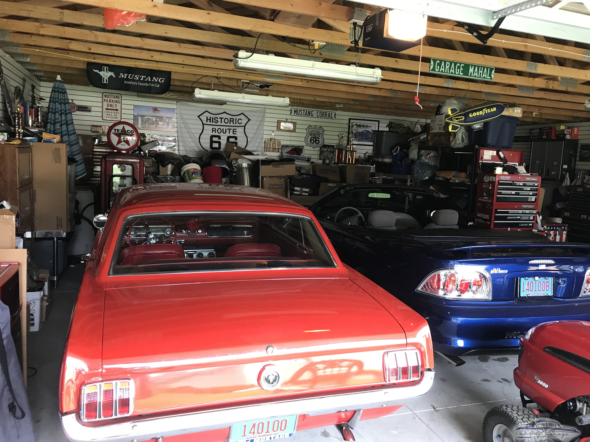 Mustang Garage from Howards Grove, WI