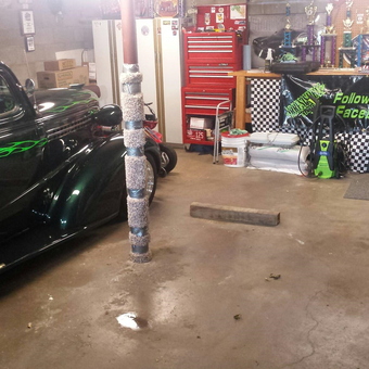 Classic Car, Tool Storage, and Trophies in Garage - Mike from Bettendorf, IA