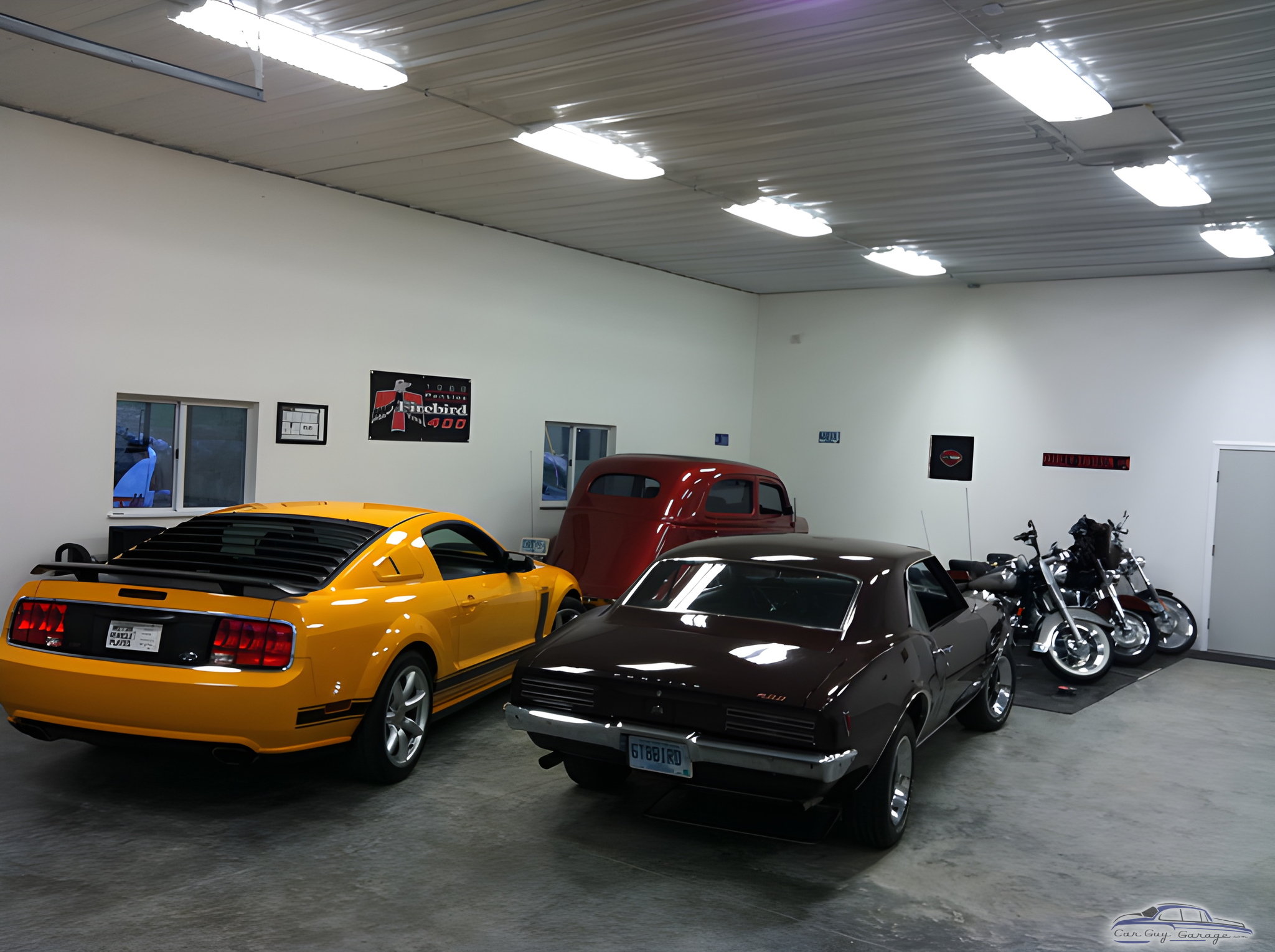Classic Cars and Motorcycles in Well-Lit Garage - Mike from Chester, NH