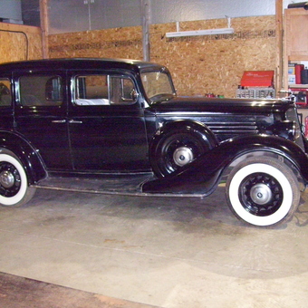 Classic Black Sedan in Organized Garage - Guy from Fleetwood, Pa