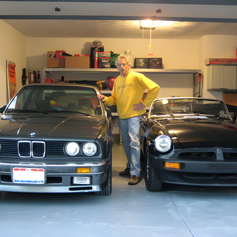 Two Classic Cars in Organized Garage - Joe from Cleveland, Ohio