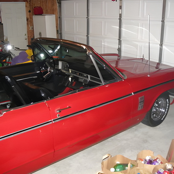 Classic Red Convertible in Spacious Garage - David from Warren, Mich