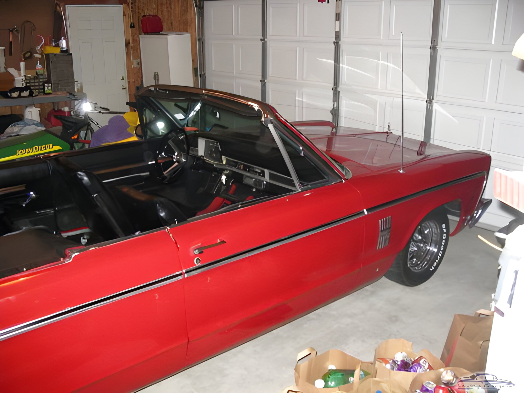 Classic Red Convertible in Spacious Garage - David from Warren, Mich