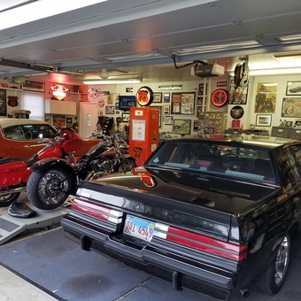 Classic Cars, Motorcycles, and Route 66 Decor Garage - Ironman44826 from Galesburg, Illinois