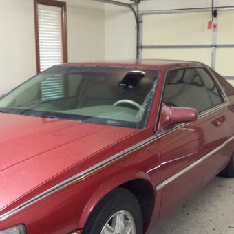 Clean Two Car Garage With Red Coupe - Mike from Clinton, OK