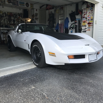 Classic Corvette and Organized Garage Workspace - K.C. from Plainfield, Illinois