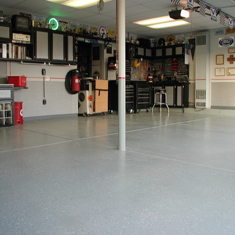 Organized garage with cabinets and tool chests - Rdgliot from Lake in the Hills, IL