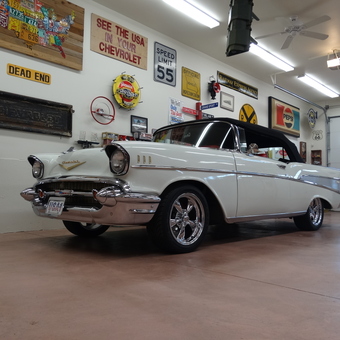 Classic Car Garage with Vintage Signs and Decor - Forvettes from Arnold, MO