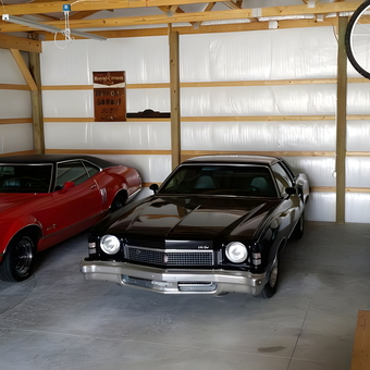 Classic Cars and Bicycle in Organized Garage - Rob W. from Owensboro, KY