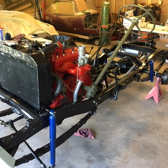 Classic Car Chassis Restoration With Exposed Engine - JOE from Proctorville, Ohio
