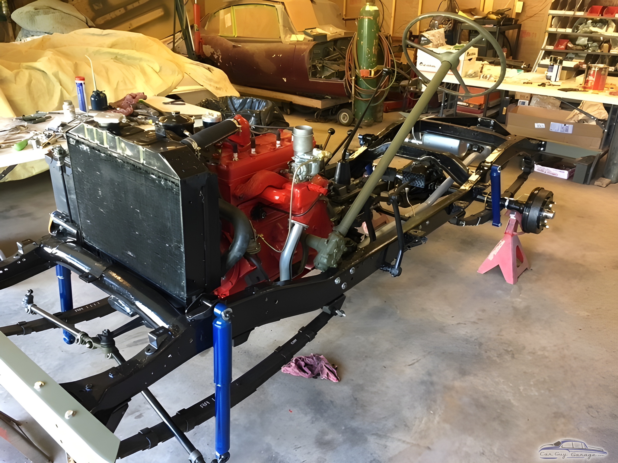 Classic Car Chassis Restoration With Exposed Engine - JOE from Proctorville, Ohio