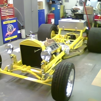 Custom Hot Rod Chassis and Parts in Workshop - Kenny's Garage from Milton, Del