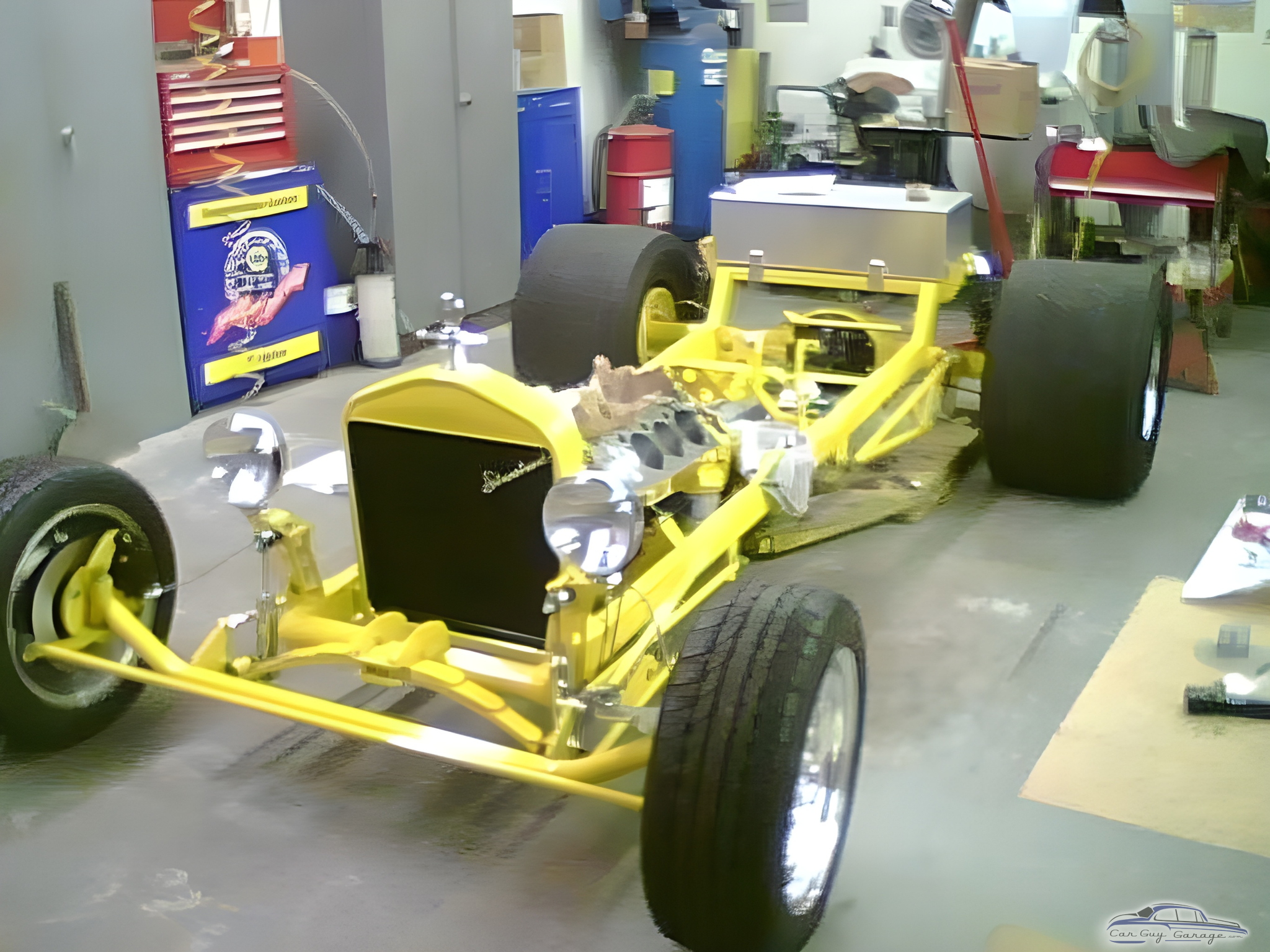 Custom Hot Rod Chassis and Parts in Workshop - Kenny's Garage from Milton, Del