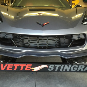 Corvette Stingray on Garage Car Lift - Troy from New Albany, IN