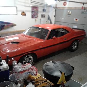 Classic Orange Muscle Car and Garage Storage Solutions - Yooper822 from Ishpeming, Michigan