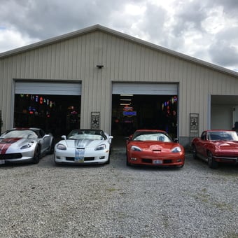 Corvettes and Neon Garage Signs Displayed - Jeff from Canal Winchester, Ohio