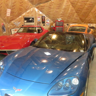 Classic Corvette Collection with Tool Chest and Wall Decor - Tom from Rochester, MN