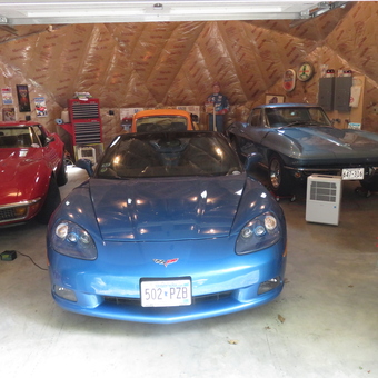 Classic Corvettes and Tool Storage in Insulated Garage - Tom from Rochester, MN