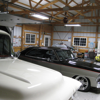 Classic Cars and ATVs in Spacious Wood Beam Garage - Robert from Ellicott City, MD