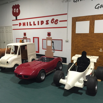 Miniature Cars and Garage Decor Display - Mini Car John Cerrito from Hauppauge, New York