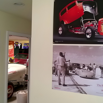 Garage Wall Decor with Classic Car Posters - Drew Hierwarter from Kingsport, TN