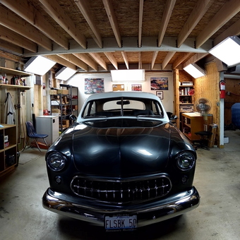 Classic Car Garage with Workbenches and Tools - Bobaroo from Rockford, Illinois